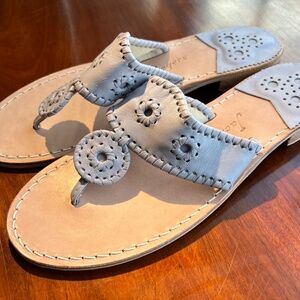 Step Into Style with Brand New Women's Gray Jack Rogers Size 10 Sandals!